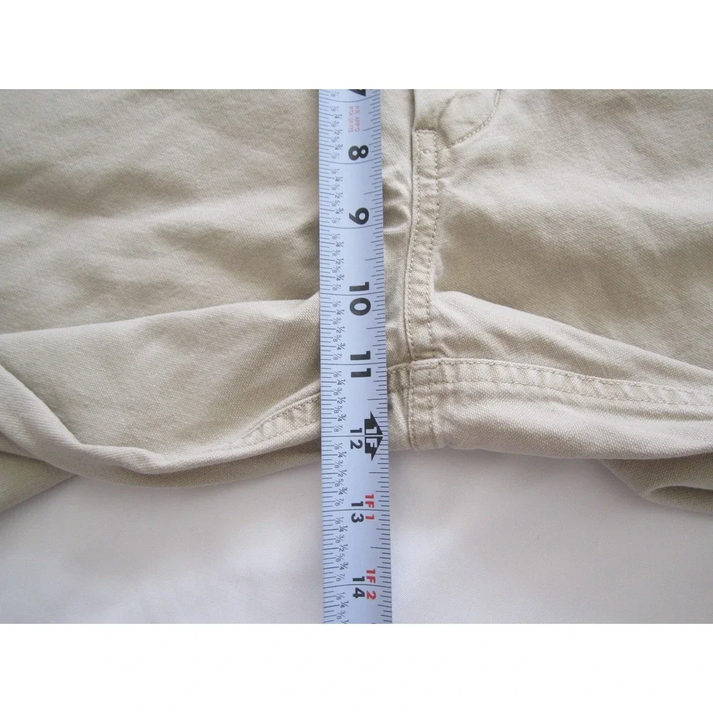 Patagonia Mens Organic Cotton Canvas Pants Tan Khaki Straight Leg 34x29 (MP700)
